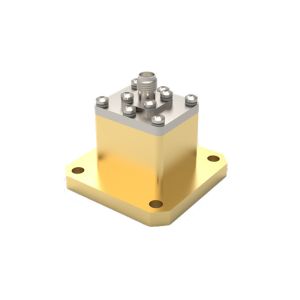 8.2GHz~12.5GHz WR90 To SMA Female End Launch Waveguide To Coax Adapter SMA/BJ100