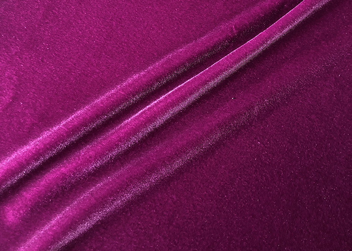 Shiny Crushed Solid Knit Sofa 250gsm Spandex Velvet Fabric