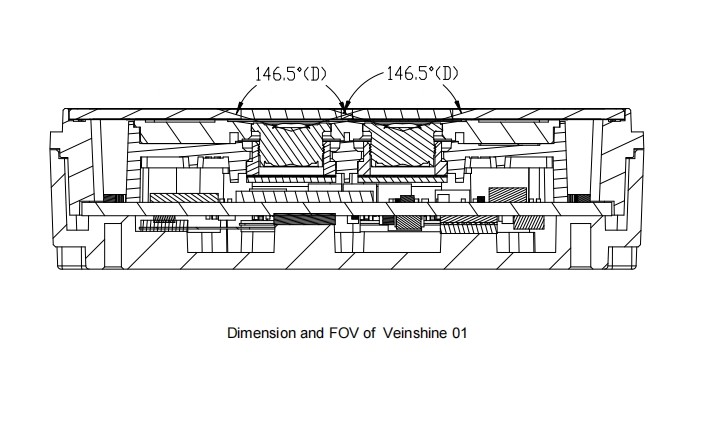 JP308 3D Structured Light Camera Module Palmprint / Palm Vein Dual-Modal incorporating a high-performance ISP and AI module