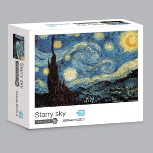Custom 1000pcs Famous Paintings Jigsaw Puzzles Famous Art Puzzles