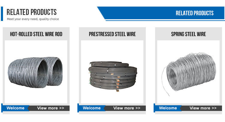 Hot-Dip Galvanized Wire Types Strong Corrosion Resistance Steel Wire for Drawing Forming
