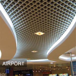 China 150x150mm Metal Open Cell Ceiling Tiles Suspended Aluminum Grid Ceiling on sale