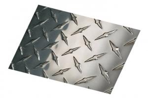 Buy cheap OEM Embossed Diamond Tread Aluminum Sheet 0.2mm Thickness product