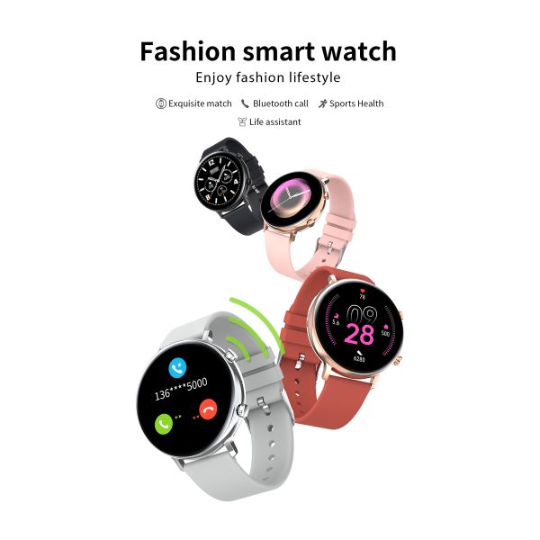 GW53 SmartWatch Silicon BLE Call Full Touch Heart Rate Monitoring