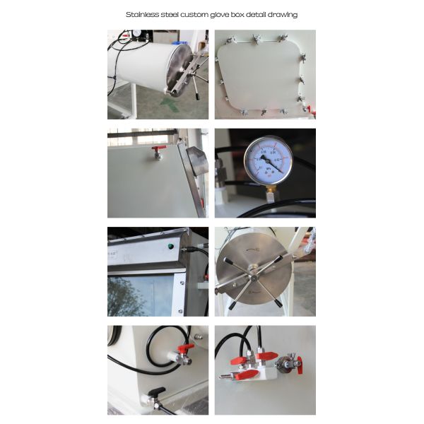 Lab Purifying Compact Glove Box , Gas Processing Controlled Atmosphere Glove Box