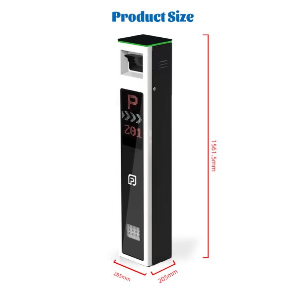 License Plate Recognition Parking System with 5MP LPR Camera and Barrier Gate