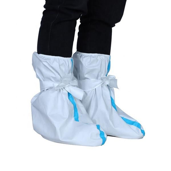 Outdoor Indoor Medical Shoe Cover Waterproof White Disposable Boot Covers