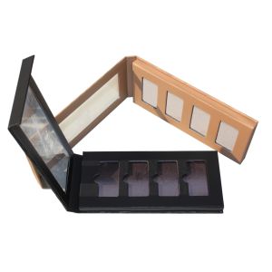 Pantone Printing Empty Magnetic Palette Black Cardboard Makeup Palette