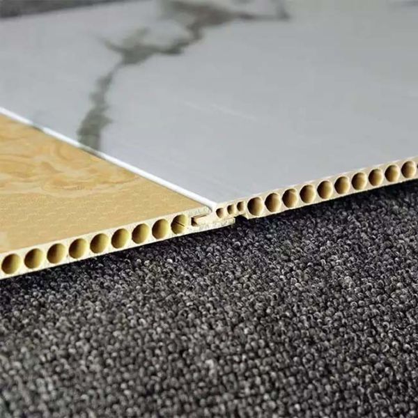 400x9mm PVC Wall Panels 6mm Thickness Eco Friendly Interior Decoration