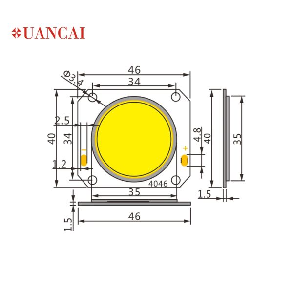 2700k 6000k US Bridgelux 30w 40w 50w High Power Led Chip