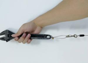 Buy cheap Flexible Fishing Lanyards / Boating Tools Retractable Coiled Tether With Carabiner product