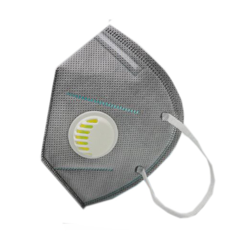 Buy cheap Industrial Use Valved Dust Mask N95 Valved Respirator Mask Dark Grey product
