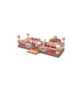 Buy cheap Candy Cake Theme Children Fun Park Inflatable Slide Bouncy product