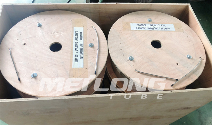 Stainless Steel 316L Capillary Line Control Line Coiled Tubing