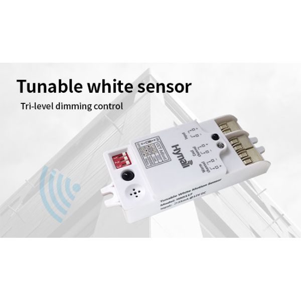 Tunable Microwave Movement Sensor HNS117 0-10v Dimming 25mA ETL