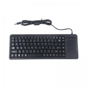 China Compact-sized Industrial Plastic Keyboard With 88 Key and Integrated Touchpad on sale