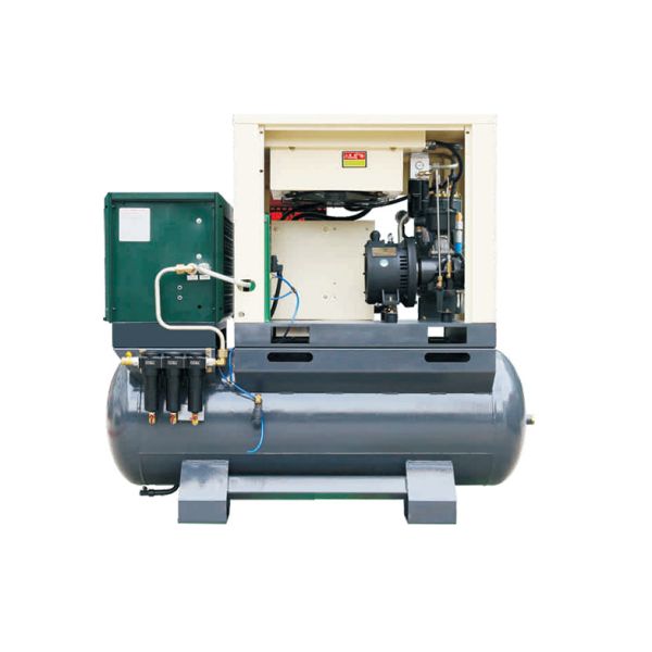 11KW 15 HP 16Bar 1.08m3/min industrial Rotary Screw Air Compressor With Dryer For Laser Cutting