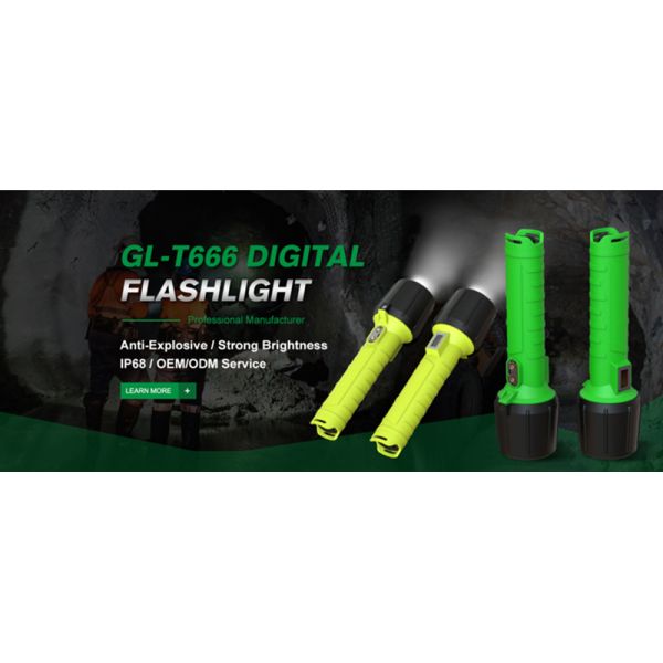 High Bright Explosion Proof Flashlight Portable USB Rechargeable LED Torch Lantern Camping Flashlight