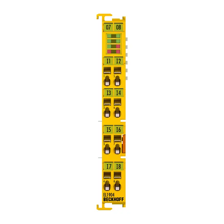 EL1904 Beckhoff | EtherCAT Terminal, 4-channel digital input, 24 V DC, TwinSAFE