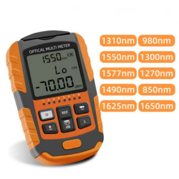 Mini Optical Power Meter for Wavelength 800-1700nm and Operating Temperature -10- 50C