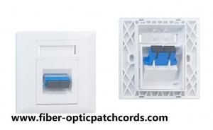 Buy cheap FTTH wall mount box fiber faceplate for SC duplex adapter product