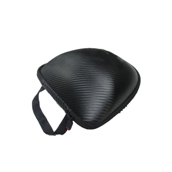 Bicycle Helmets Hard Eva Case Carbon Fiber PU Waterproof Carrying