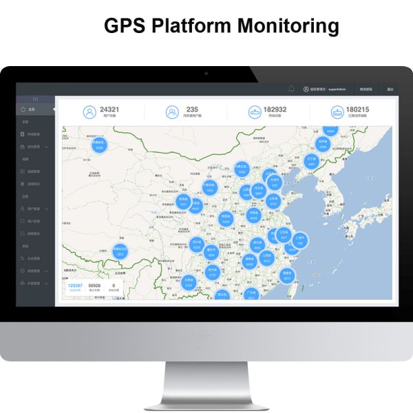 4G WIFI Car Dash Camera System With GPS Tracking Double Recording DMS Functions