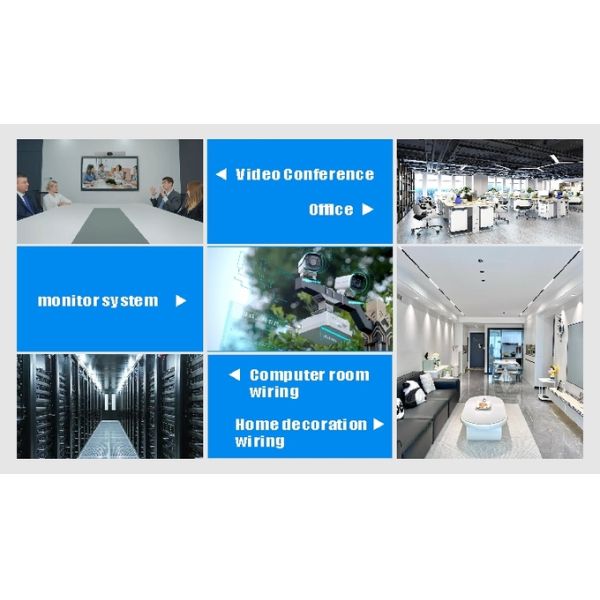 500ft CAT 6 Ethernet Cable 250MHz 23AWG 4 Pairs Blue Network Cable