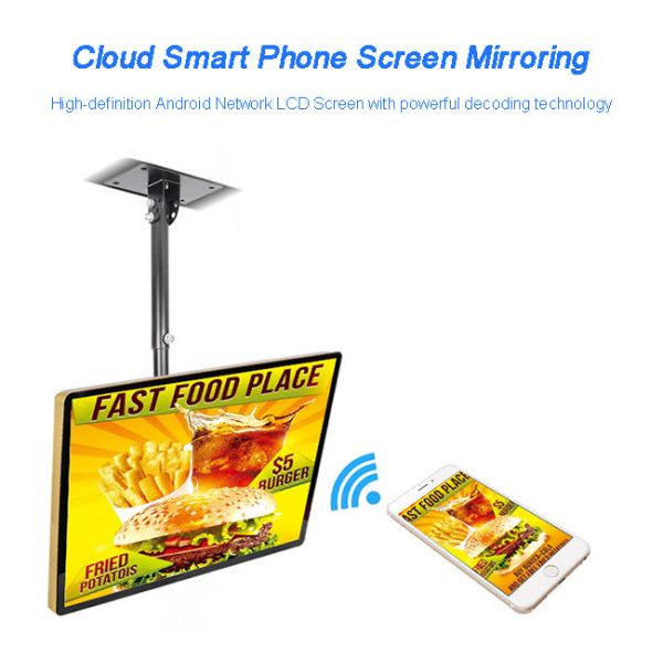 Dual Sided High Brightness LCD Display Monitor Digital Signage Sunlight Readable Double-sided Display