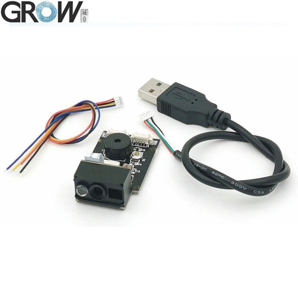 GROW GM77 640*480CMOS DC5V USB UART Interface 1D 2D Bar Code Qr Code Scanner Module Reader Passport Code Readble