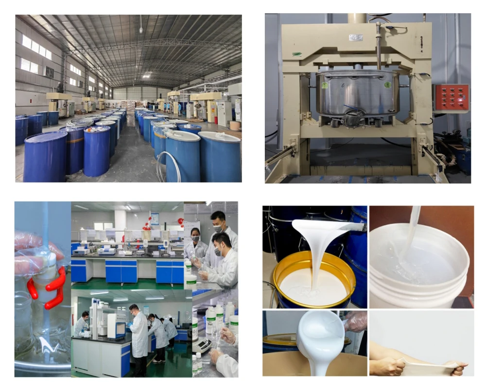 RTV 2 LSR Tin Cure Silicone Rubber Raw Material For Gypsum Sculpture