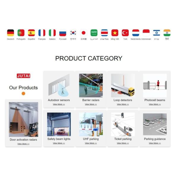 8-Beam 1.5m Safety Light Curtain Sensor