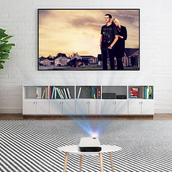 Mutimedia Version Indoor Movie Full HD 1080p Projector 3.5mm Earphone