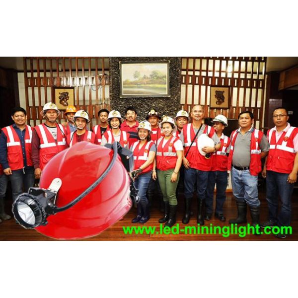 Semi Corded Cap lED Lamp Tunnel Light High Brightness 6.8ah Panasonic Battery