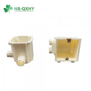China CE Certified Plastic Electric Cable Conduit Switch Box for Drain Water Durable Design on sale