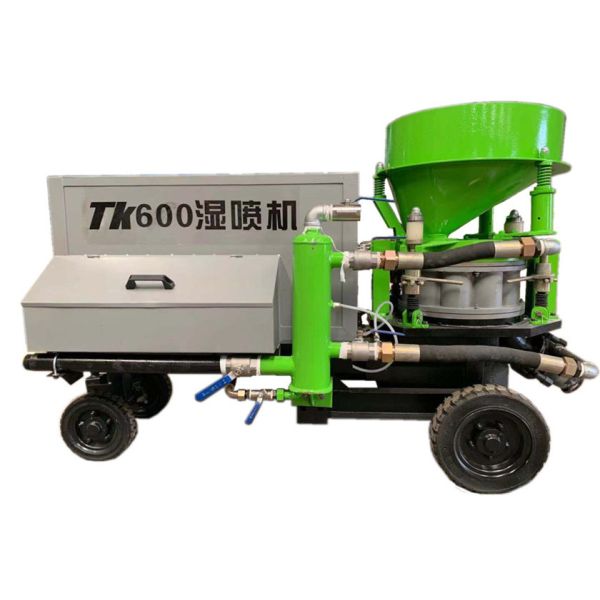 Wet Dry 7.5kw Concrete Shotcrete Machine Feeding Gunite Sprayer
