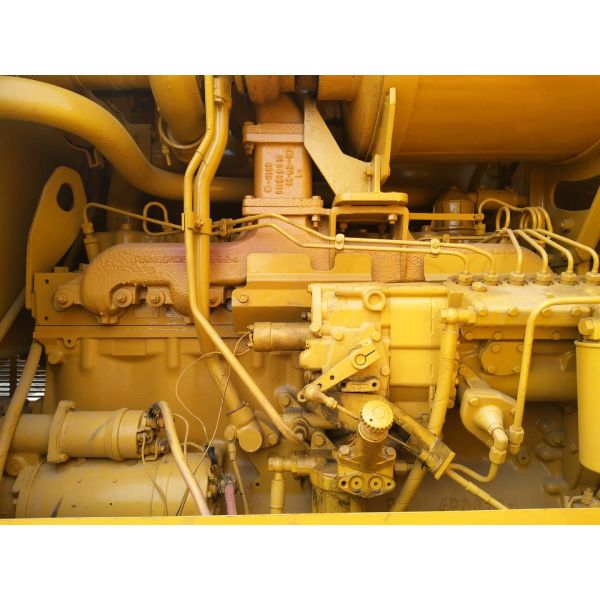 140K Used Motor Grader Caterpillar 18T weight C7 engine with Original Paint