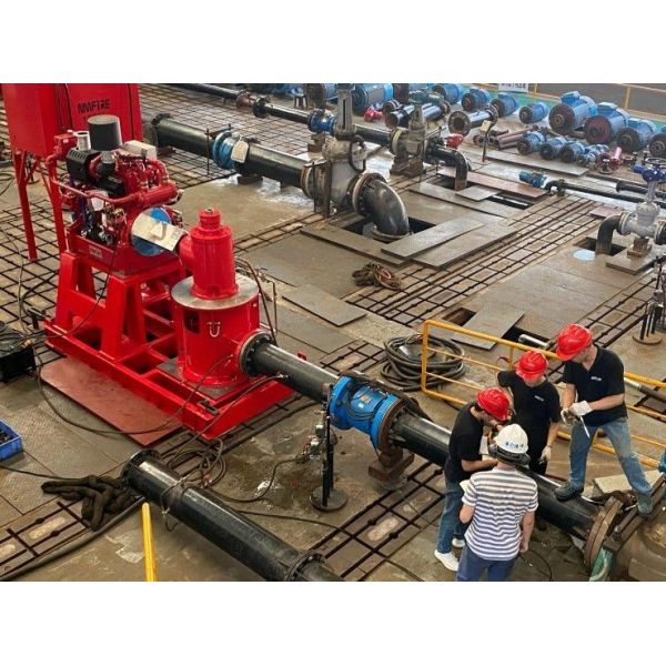 Diesel Engine Driver Driven Vertical Turbine Pump