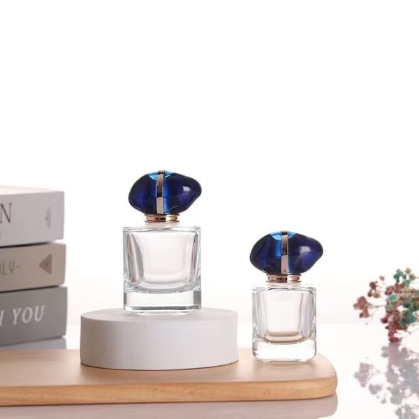 round corner square bottle 30ml 50ml 100ml thick fine perfume glass empty bottle