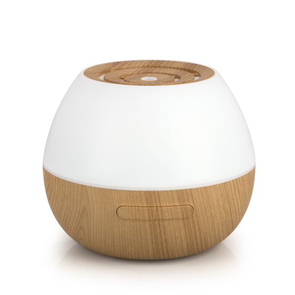 7 LED Lights Air Mist Home 300ml Bamboo Wood Aromatherapy Diffuser