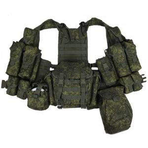 China Quick Dry Russian Camo Tactical Vest Wear-resistant Multi-Pocket with MOLLE on sale