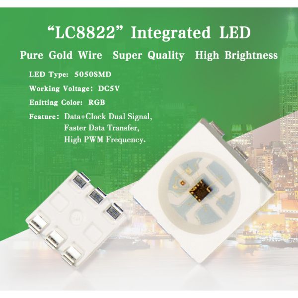 Multi Color Full Color Wifi Wireless Control Digital RGB Smart LED