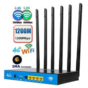 Buy cheap 1200Mbps Dual Band High Power Wireless CPE Industrial Enterprise Class Simcard 4g / 5g Router product