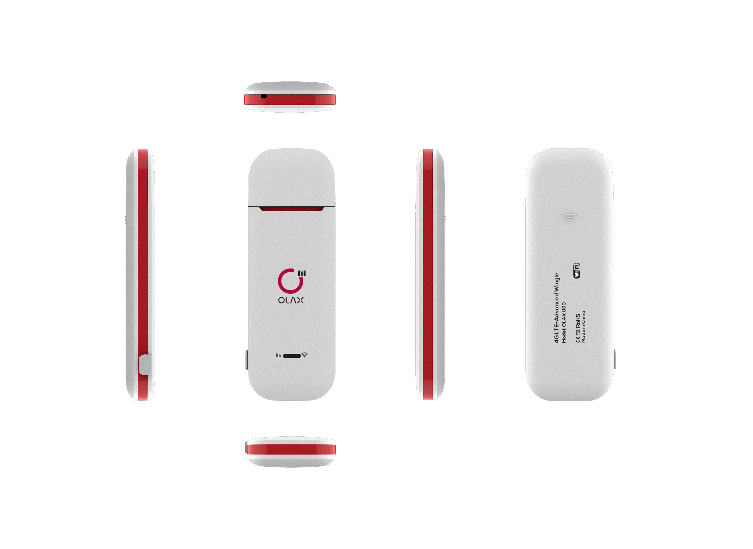 Olax U90 white cheap USB Dongle UFI 4g router wireless wifi router Russia modem with Antenna port