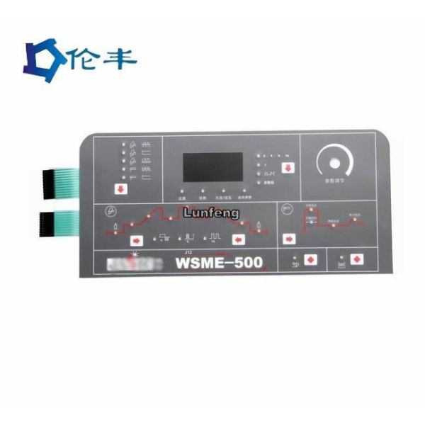 Yellow LED Membrane Keypad LCD Metal Domes Membrane Switch Keyboard