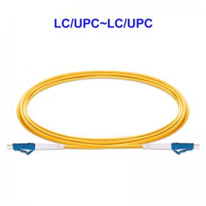Buy cheap OS2 OFNP Ceramic Ferrule Fiber Optic Network Cable LC/UPC~LC/UPC product