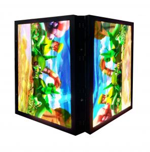 China Double Sides Showing P5 RGB LED Screen With Front Opening Aluminum Cabinet on sale