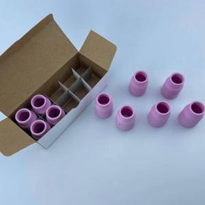 Buy cheap 10Pcs TIG Welder Torch Accessories for Welding Pink Large Gas Lens Cup Alumina Nozzle product
