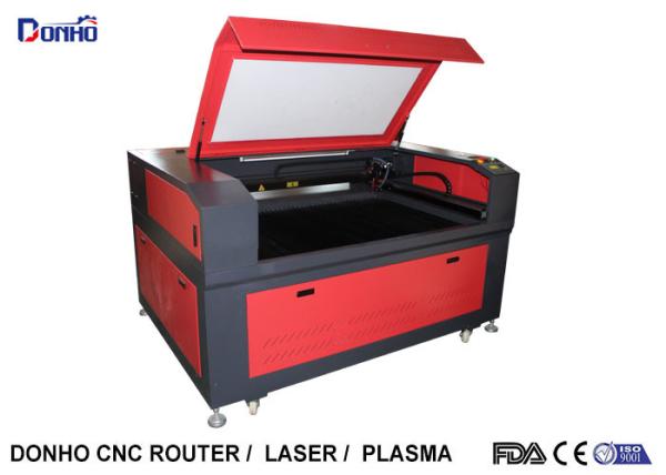 Quality Red Color CO2 Laser Engraving Machine with Leetro Control System For Acrylic / Wood for sale