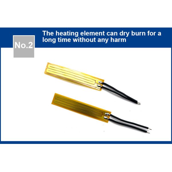 12V 24V Hair Curling Iron PTC Heating Element PI Polyimide Electric Film Heating Plate